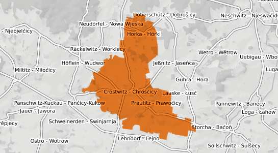 Mietspiegelkarte Crostwitz