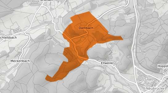 Mietspiegelkarte Dambach Kr. Birkenfeld, Nahe
