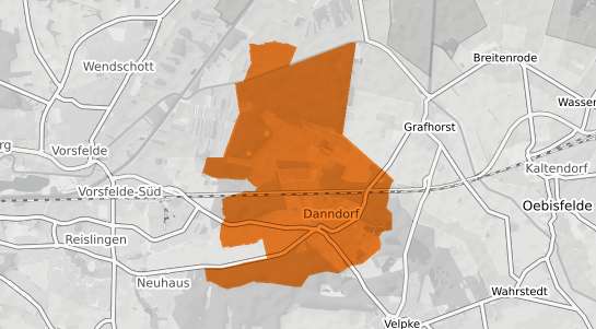 Mietspiegelkarte Danndorf Niedersachsen