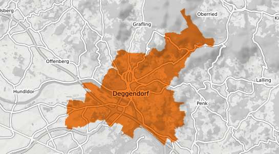 Mietspiegelkarte Deggendorf