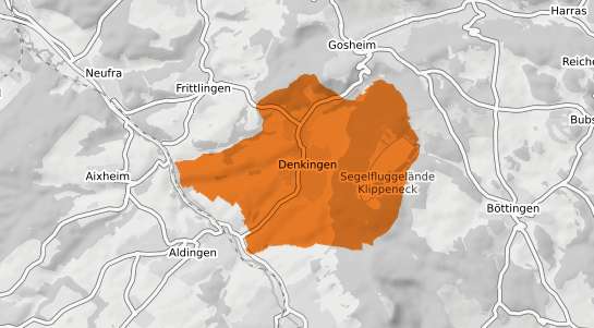 Mietspiegelkarte Denkingen Wuerttemberg