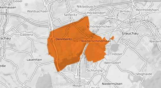 Mietspiegelkarte Dennheritz