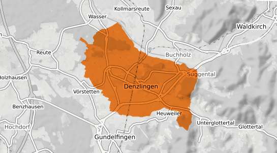 Mietspiegelkarte Denzlingen