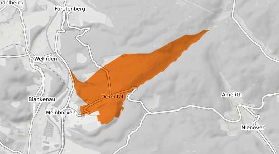 Mietspiegelkarte Derental