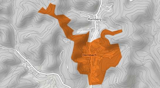 Mietspiegelkarte Dernbach b. Dierdorf
