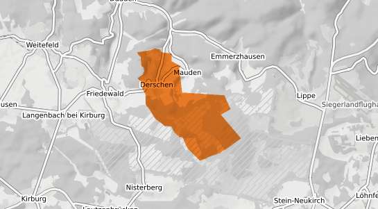 Mietspiegelkarte Derschen