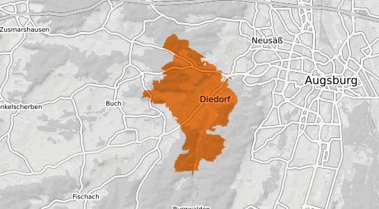 Mietspiegelkarte Diedorf b. Bad Salzungen