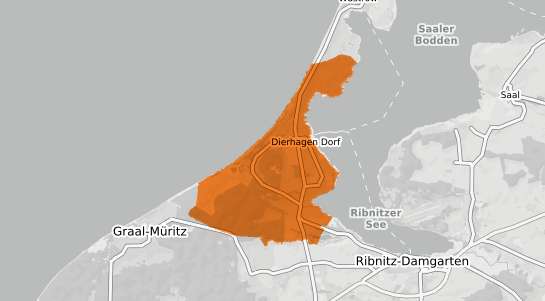 Mietspiegelkarte Dierhagen Ostseebad