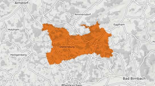 Mietspiegelkarte Dietersburg