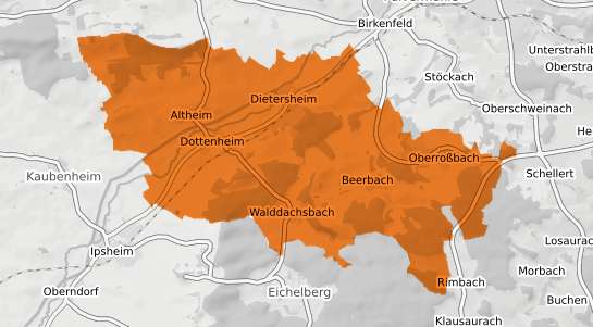 Mietspiegelkarte Dietersheim Mittelfranken