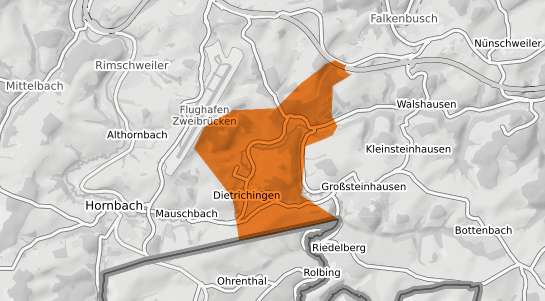 Mietspiegelkarte Dietrichingen