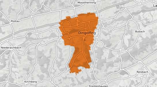 Mietspiegelkarte Dingolfing