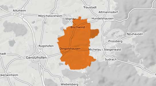 Mietspiegelkarte Dingolshausen