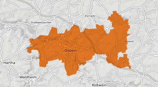 Mietspiegelkarte D&ouml;beln