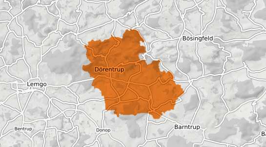 Mietspiegelkarte Dörentrup