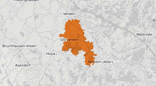 Mietspiegelkarte D&ouml;rverden