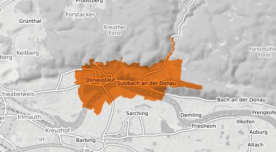 Mietspiegelkarte Donaustauf