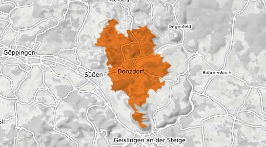 Mietspiegelkarte Donzdorf