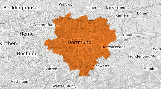 Mietspiegelkarte Dortmund
