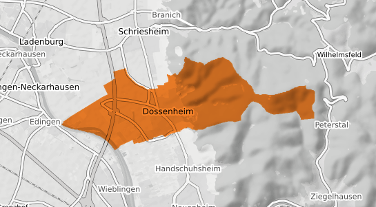 Mietspiegelkarte Dossenheim