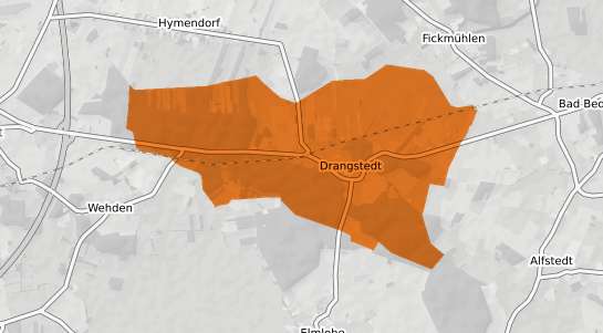 Mietspiegelkarte Drangstedt