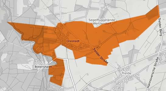 Mietspiegelkarte Drestedt