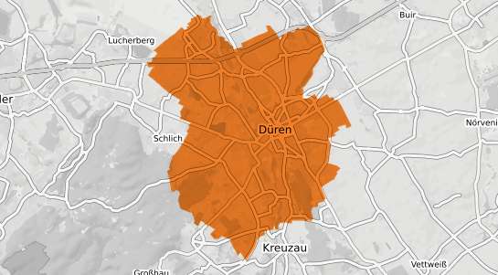 Mietspiegelkarte Düren Rheinland