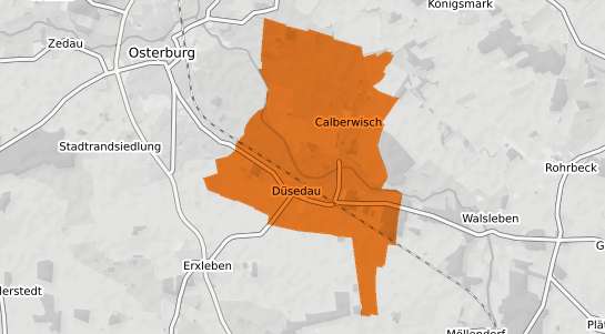 Mietspiegelkarte D&uuml;sedau