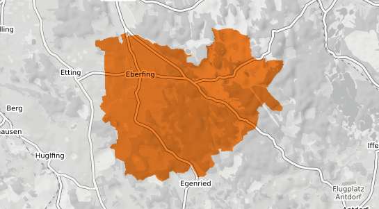 Mietspiegelkarte Eberfing