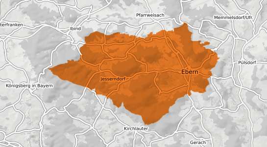 Mietspiegelkarte Ebern