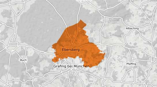 Mietspiegelkarte Ebersberg Oberbayern