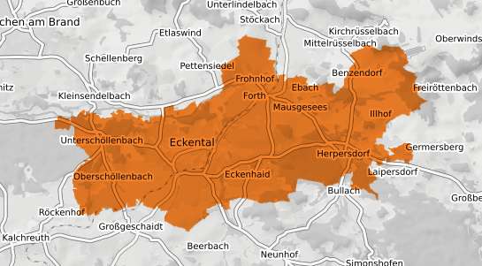 Mietspiegelkarte Eckental