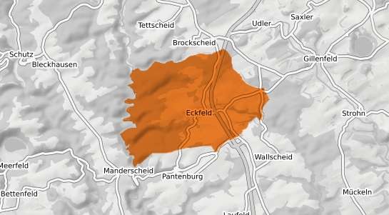 Mietspiegelkarte Eckfeld