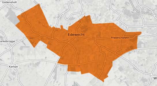 Mietspiegelkarte Edewecht
