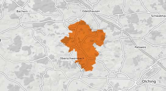 Mietspiegelkarte Egenhofen Kr. Fuerstenfeldbruck