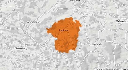 Mietspiegelkarte Egglham b. Aidenbach, Niederbayern