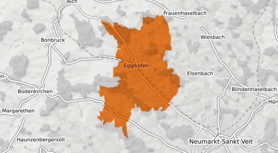 Mietspiegelkarte Egglkofen