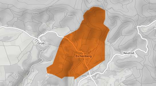 Mietspiegelkarte Eichenberg b. Suhl