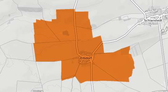 Mietspiegelkarte Eilsdorf b. Halberstadt