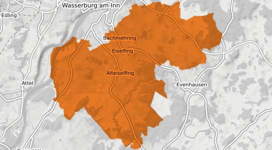 Mietspiegelkarte Eiselfing