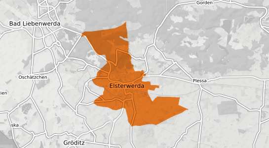 Mietspiegelkarte Elsterwerda