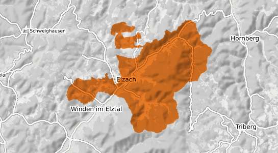 Mietspiegelkarte Elzach