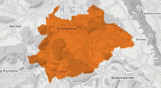 Mietspiegelkarte Emmerthal Niedersachsen
