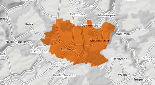 Mietspiegelkarte Empfingen