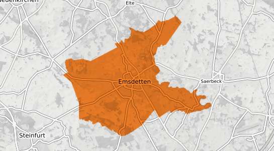 Mietspiegelkarte Emsdetten