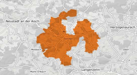 Mietspiegelkarte Emskirchen