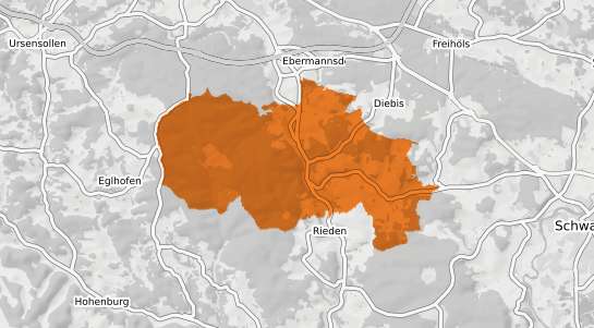 Mietspiegelkarte Ensdorf Saar