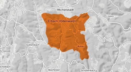 Mietspiegelkarte Erbach Odenwald