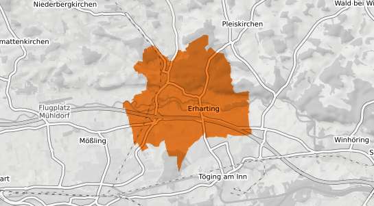 Mietspiegelkarte Erharting