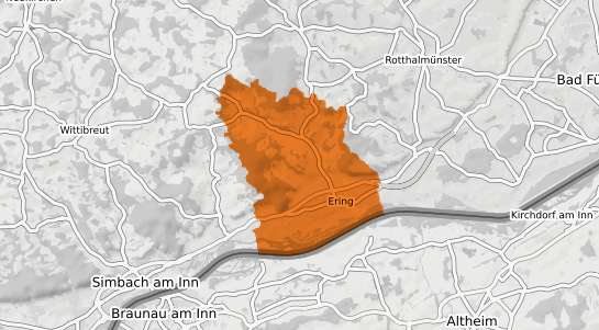 Mietspiegelkarte Ering